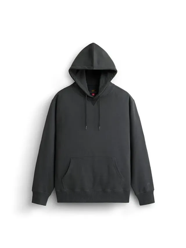 Alpha Industries Essential French Terry Hoodie Gen II hanorac charcoal bumbac