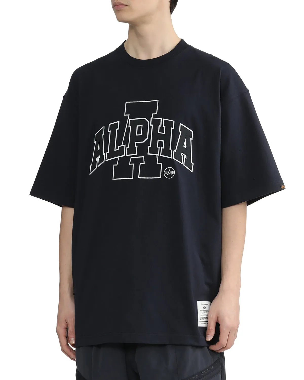 Alpha Industries UNFRM Uni tricou negru bumbac