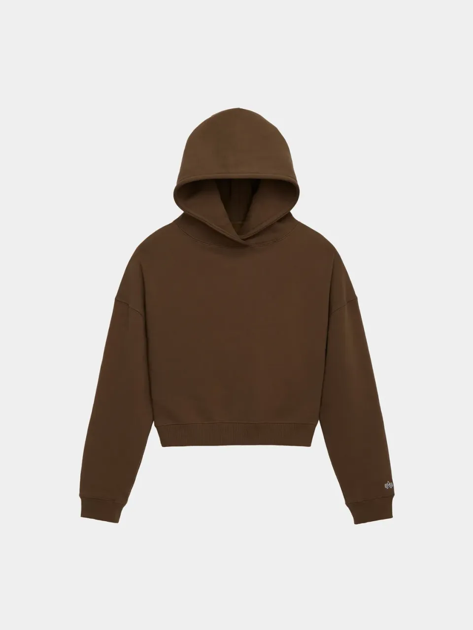 Alpha Industries Essential hanorac cropped dama negru