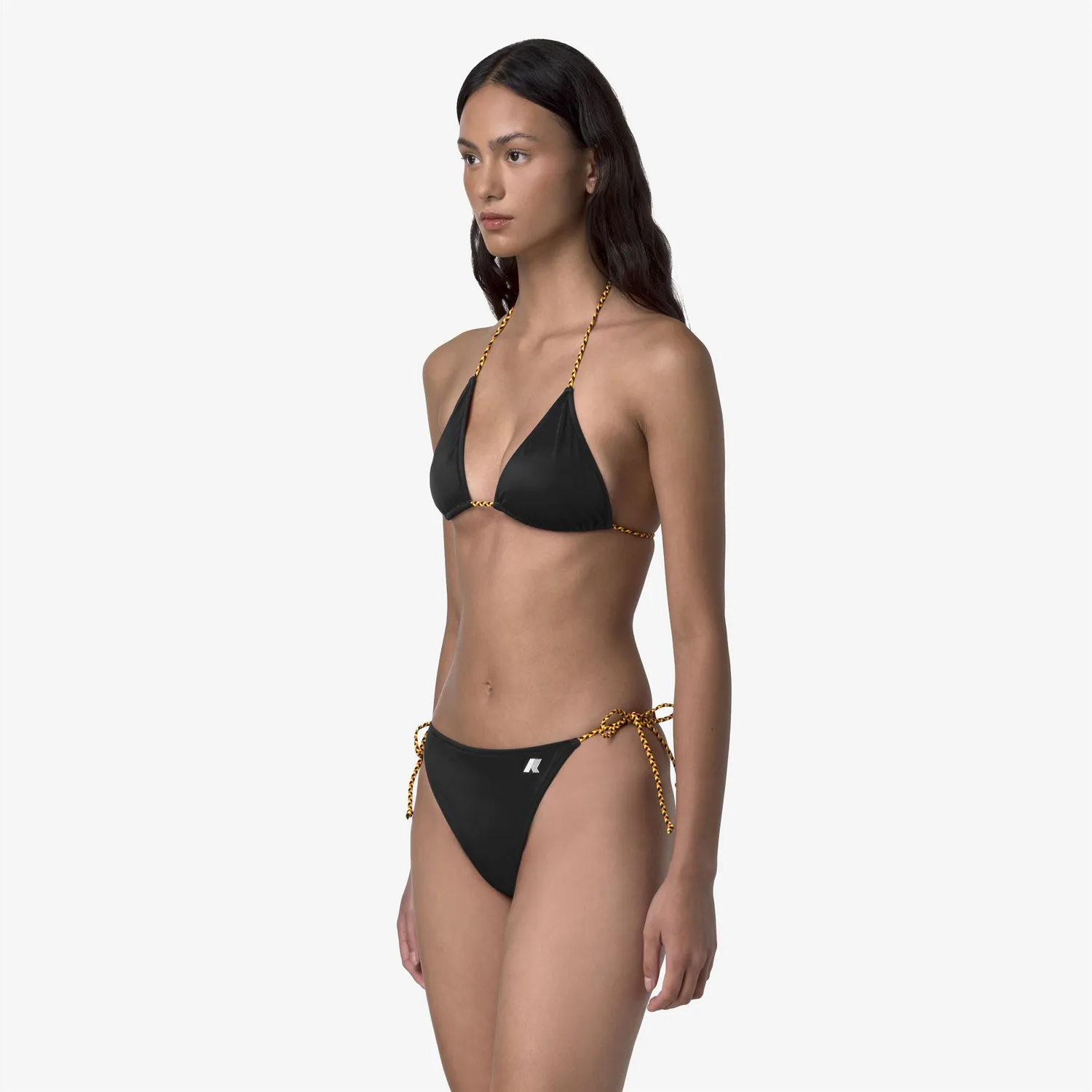 K-Way Etre Beach bikini femei negru cu șnur