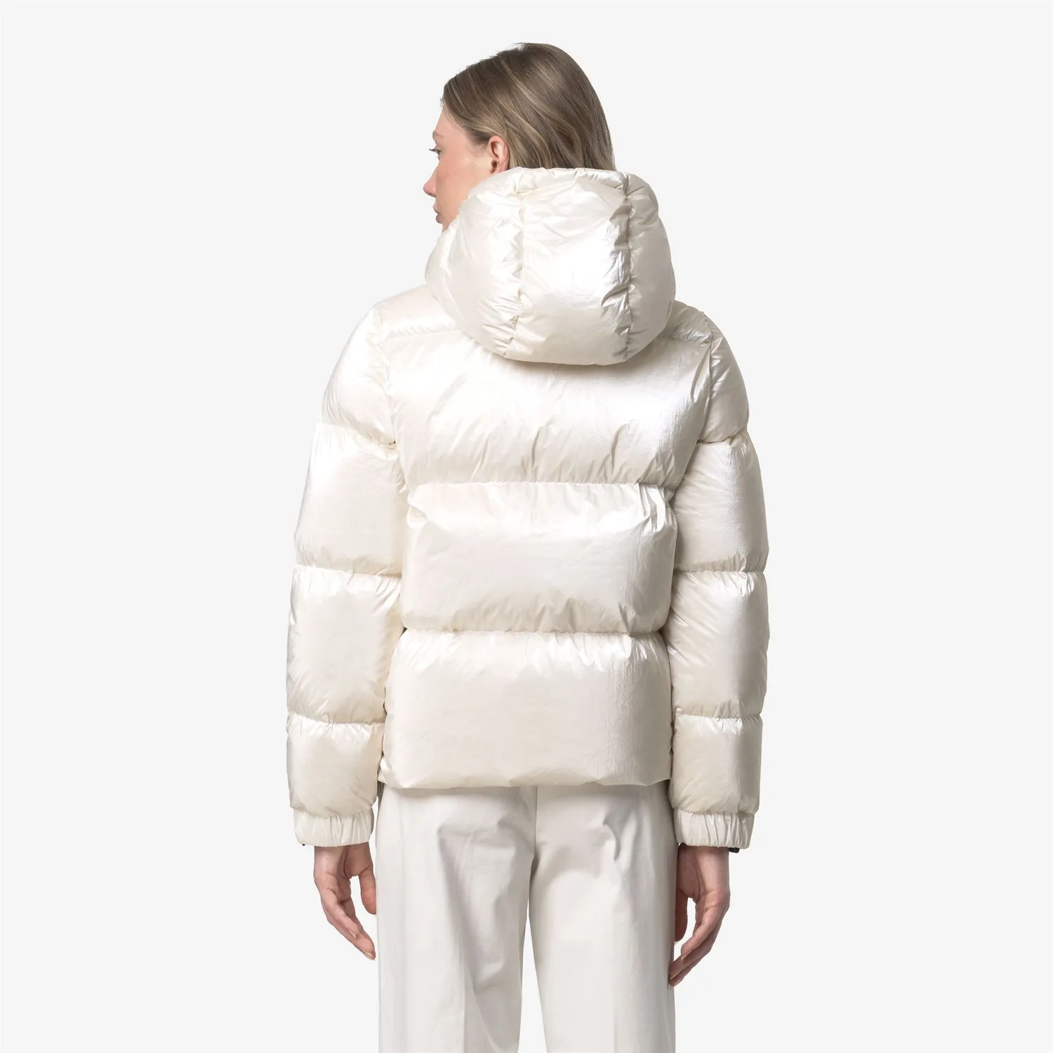 K-Way Lethille geaca puf dama alba cu puf
