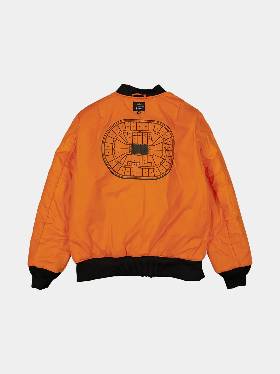 Alpha Celtics New Era MA-1 bomber Black Camo