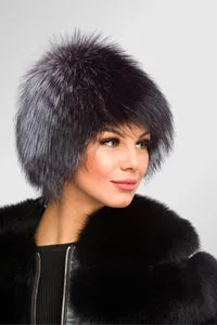 Mareus 84 căciulă blană vulpe Grey Frost damă