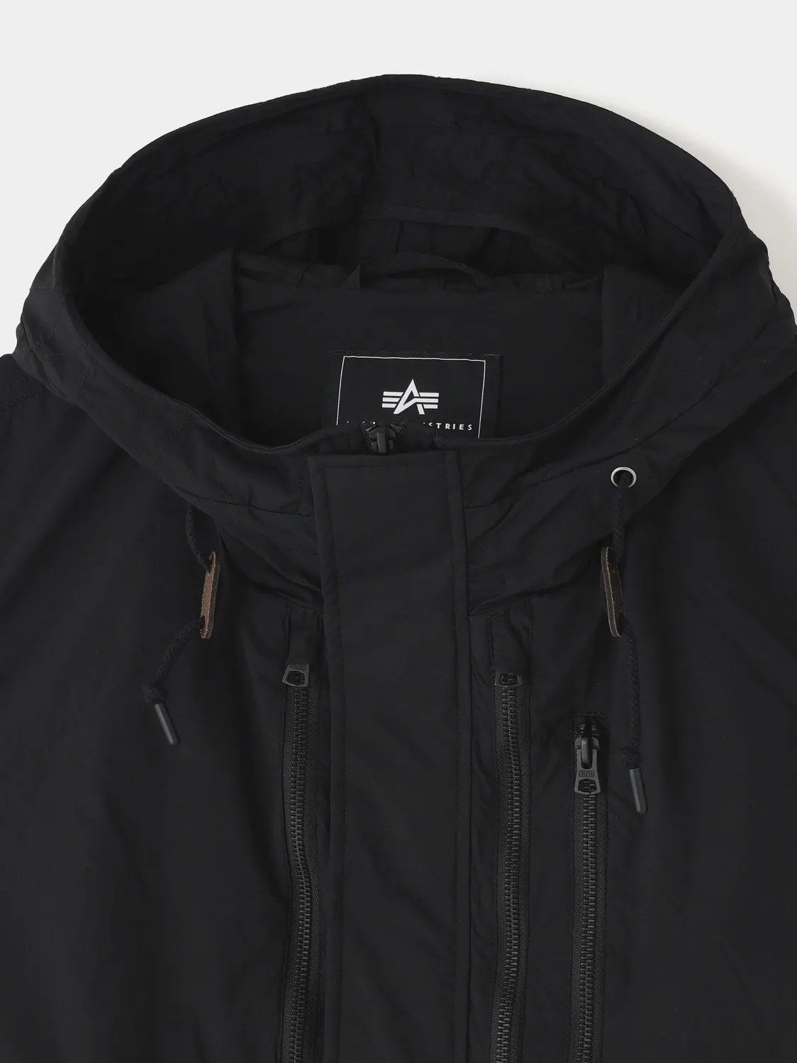 Alpha Industries White Mountaineering M-59 parka negru rezistent apa