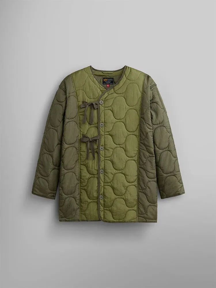 Alpha Industries Mixed Media geaca lunga dama verde