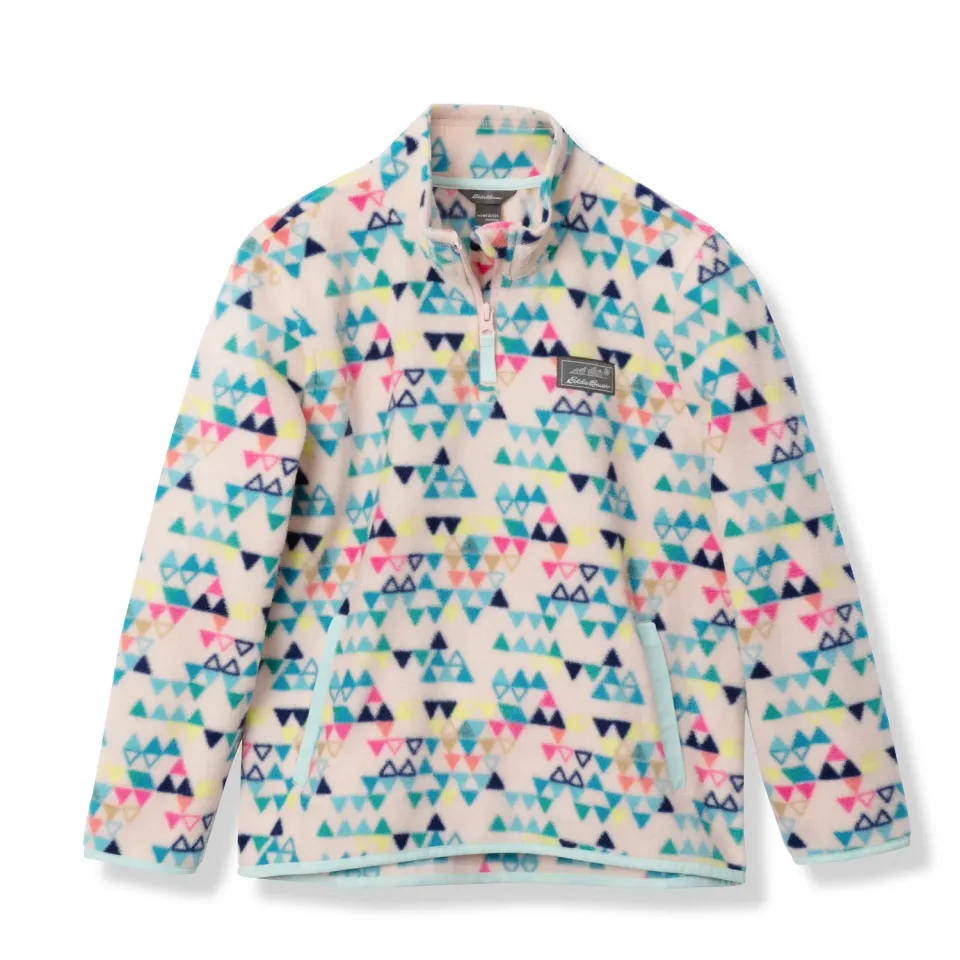 Eddie Bauer Quest Fleece 1/4-Zip Print bluza Pale Peach