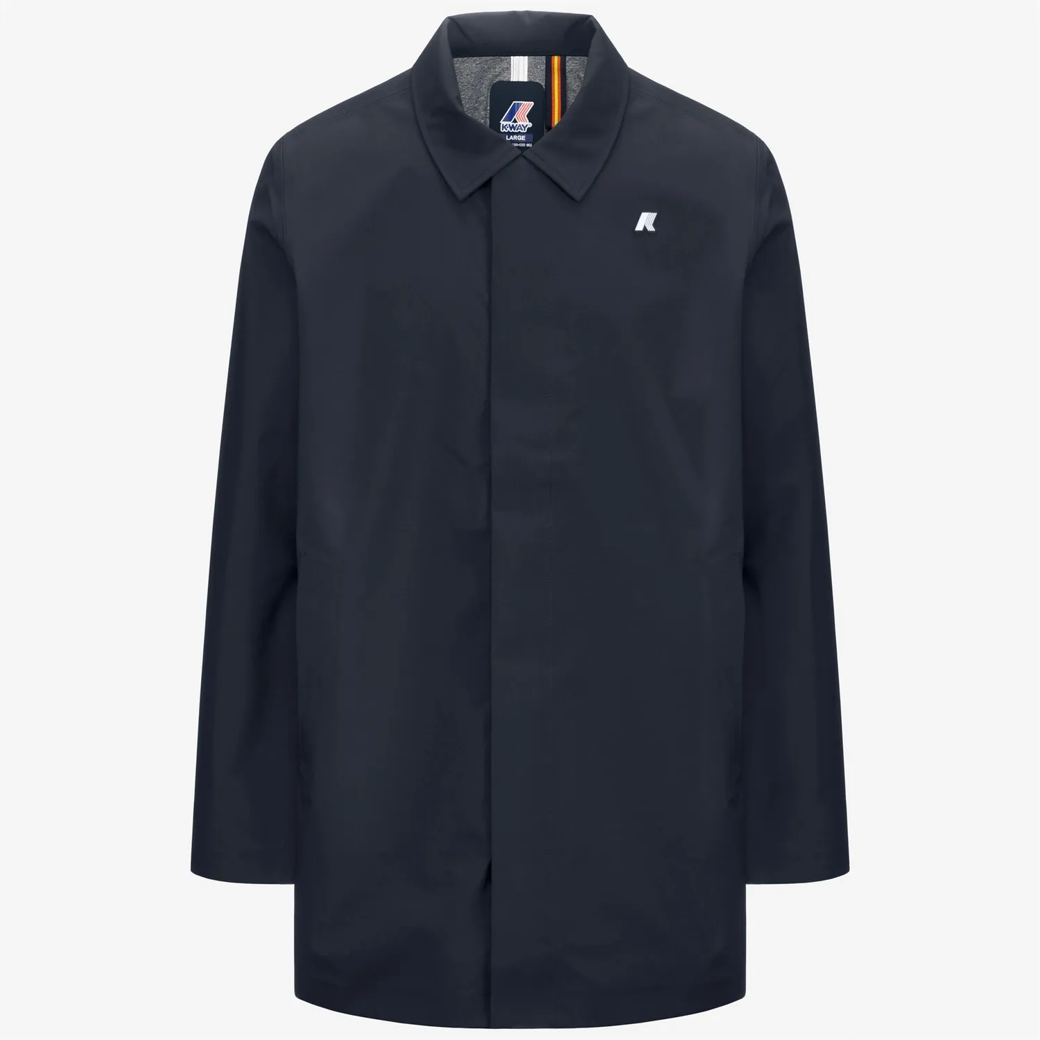 K-Way Benny Bonded Jersey geaca barbati Blue Depth impermeabila