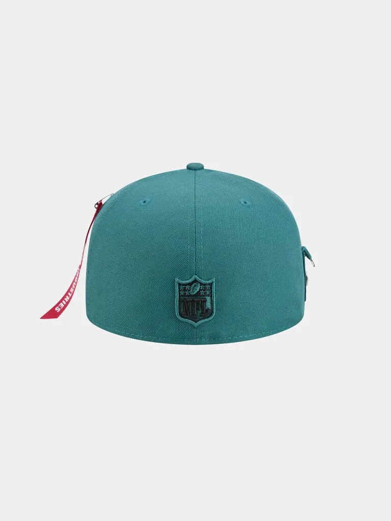 Alpha Industries 59Fifty Philadelphia Eagles sapca teal