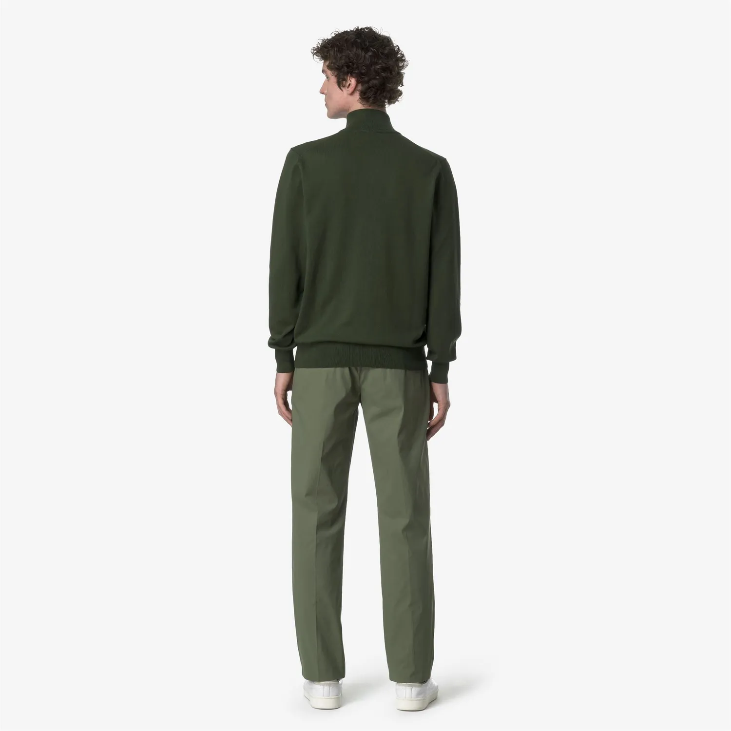 K-Way Ralph Twill Tech pantaloni barbati Green Lichen chino