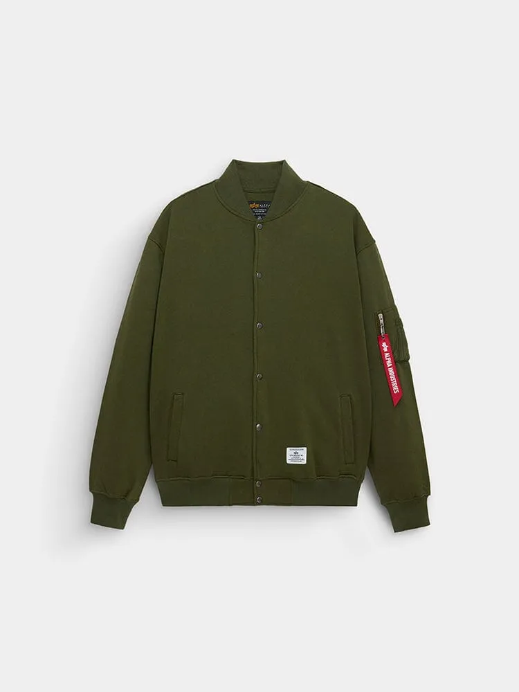 Alpha Industries MA-1 Sweatshirt bluza negru bumbac