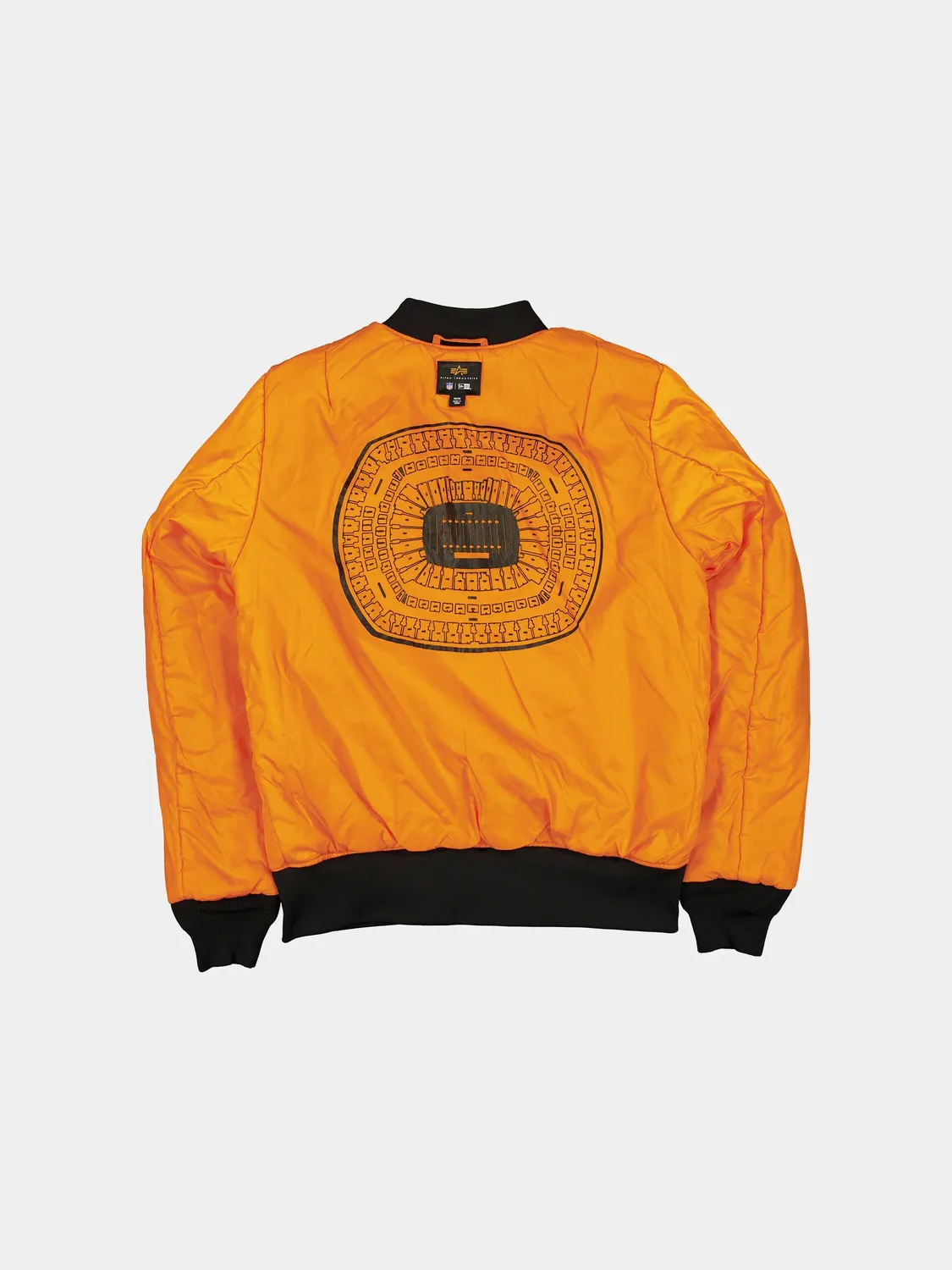 Alpha Industries MA-1 Giants bomber negru camo bumbac