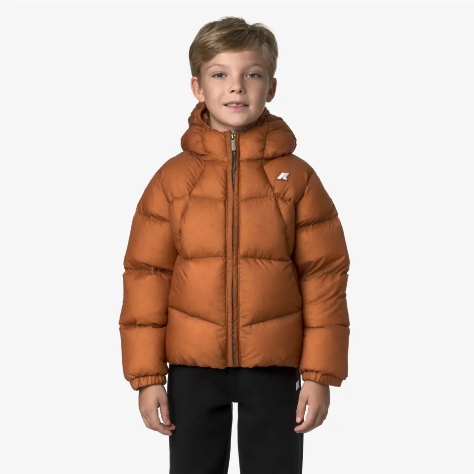 K-Way P. Quill Thermo Light geaca baieti portocaliu puf