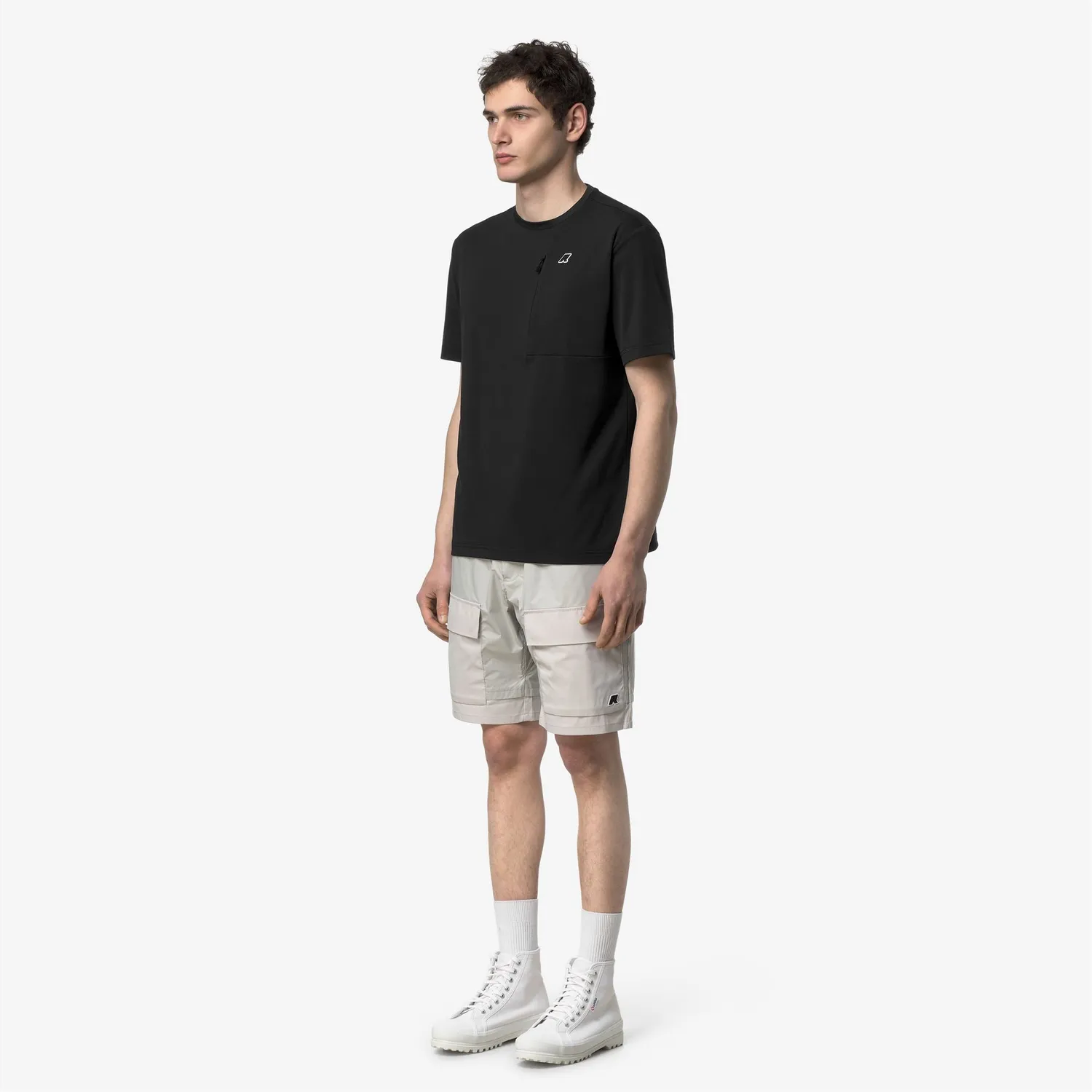 K-Way Authion tricou barbati negru cu uscare rapida