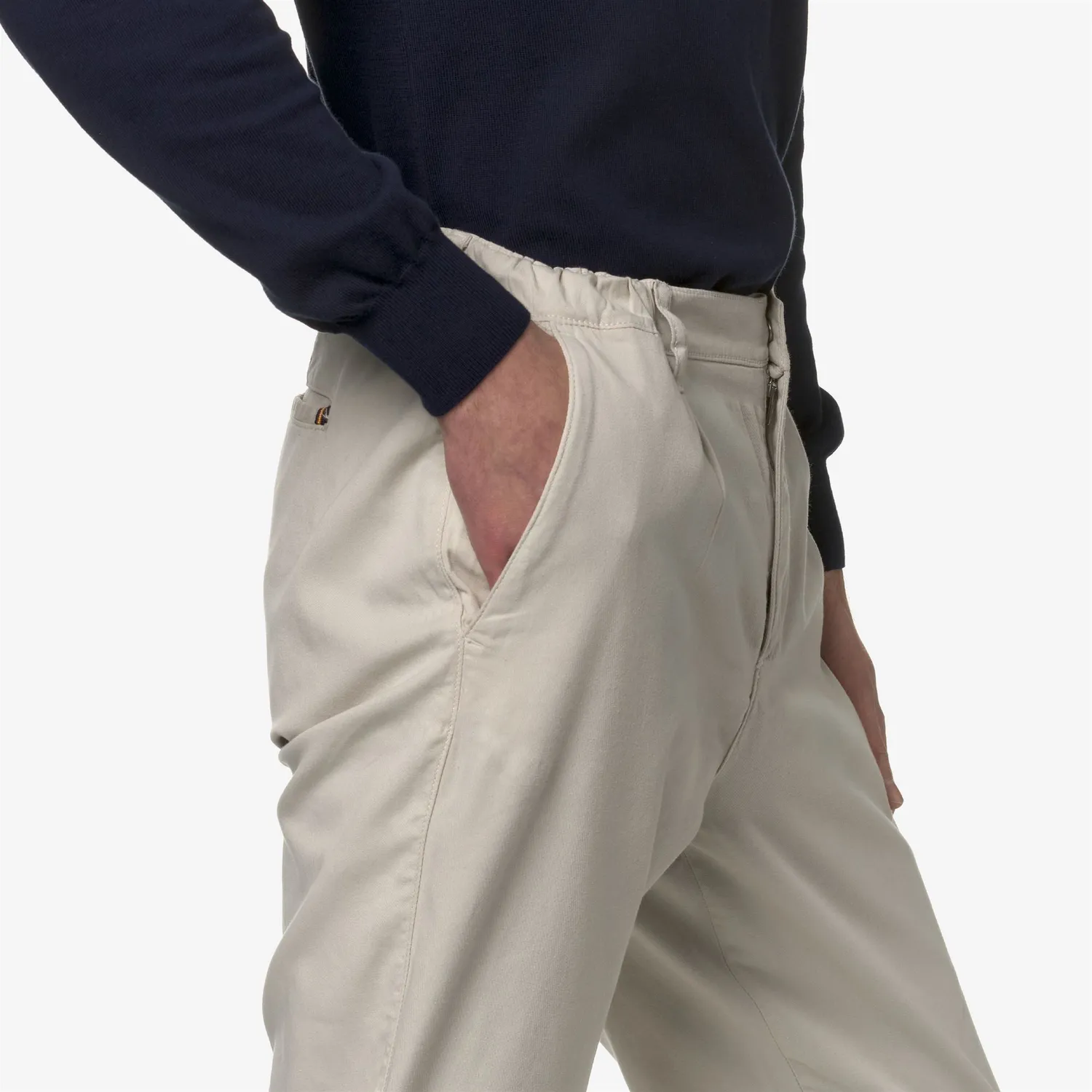 K-Way Bran K2125DW pantaloni chino bej deschis stretch