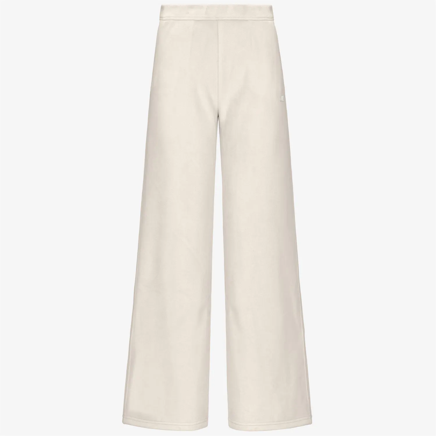 K-Way Jenny Velour Polar pantaloni damă albi căptușiți