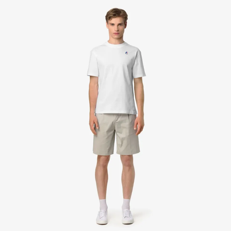 K-Way Solo Iconic Back tricou alb barbati bumbac