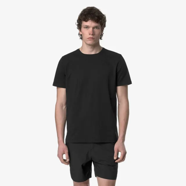 K-Way Seril Coral Gardeners tricou negru pliabil barbati