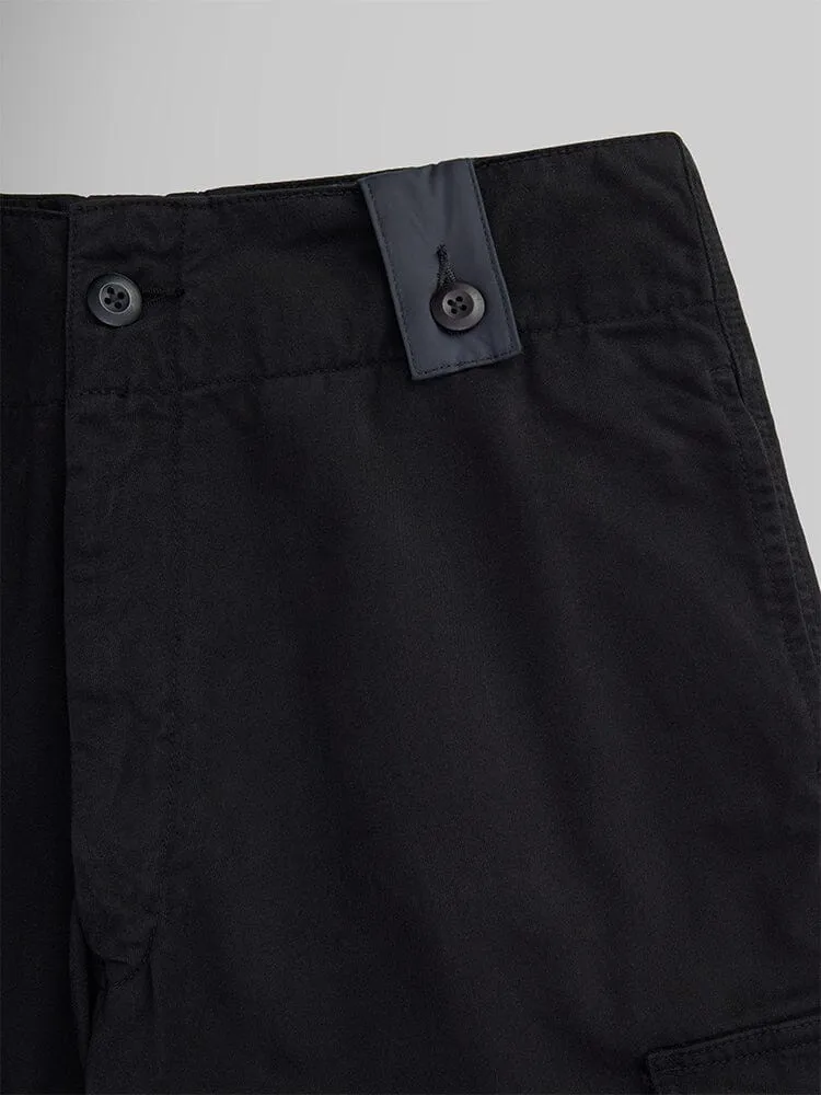 Alpha Industries M-64 pantaloni cargo negri bumbac