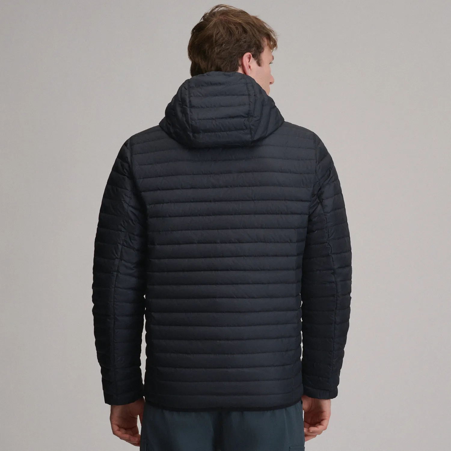 Eddie Bauer Microlight Hooded geaca puf Picante calduroasa