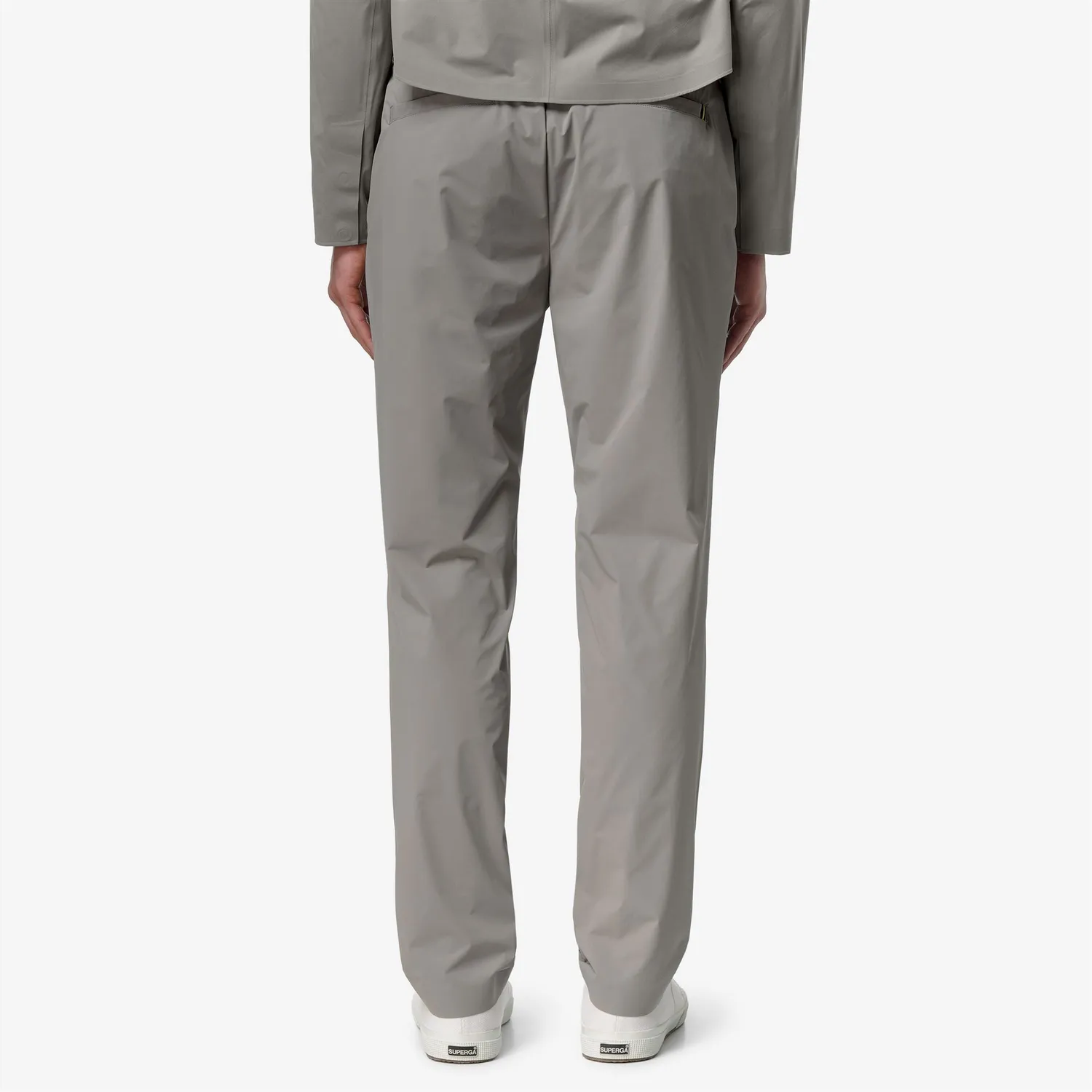 K-Way Ailty Light Tech pantaloni chino gri ultrausori