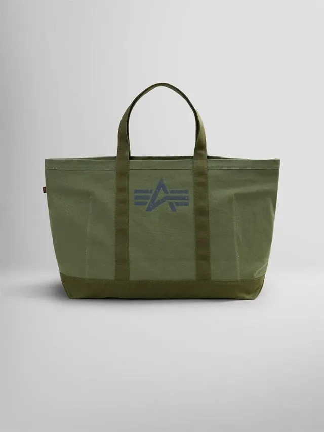 Alpha Industries Aviator Kit geantă voiaj verde canvas bumbac