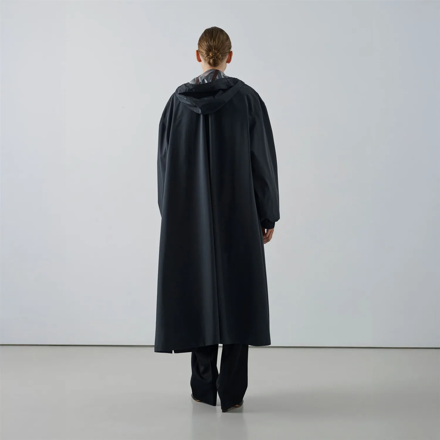 K-Way Le Vrai Amiable Pradel trench negru damă lung