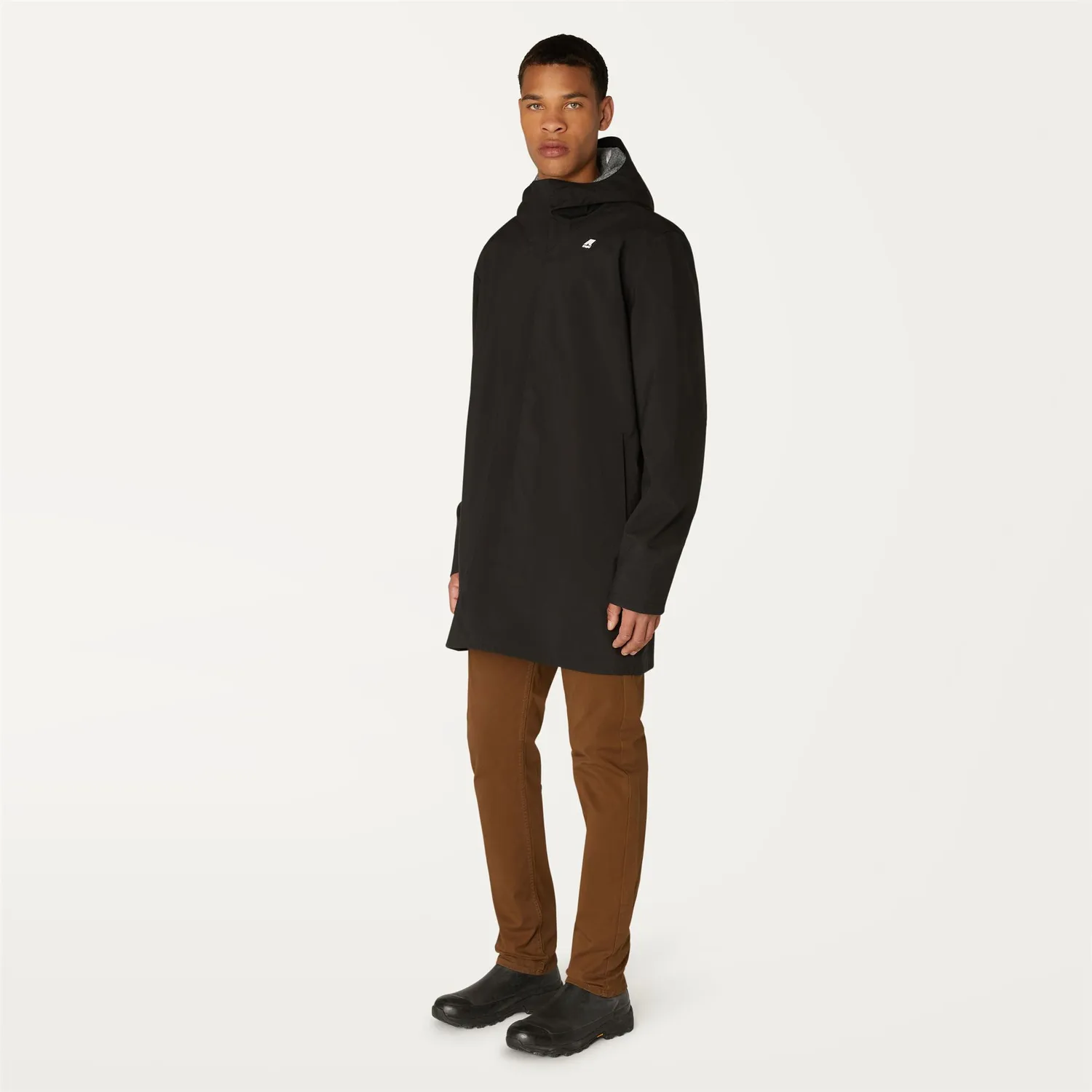 K-Way Tommy Bonded Jersey parka barbati negru