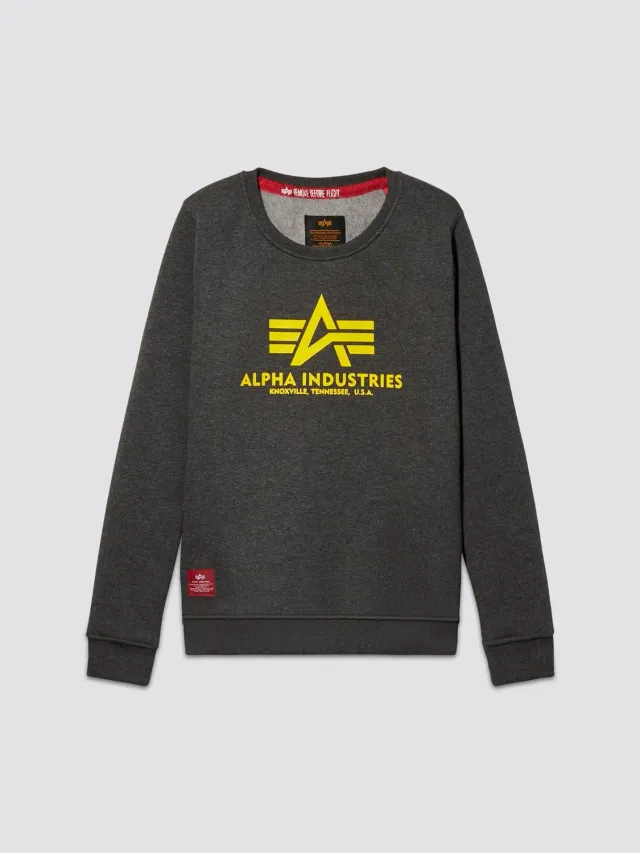 Alpha Industries Youth Basic hanorac copii gri inchis bumbac
