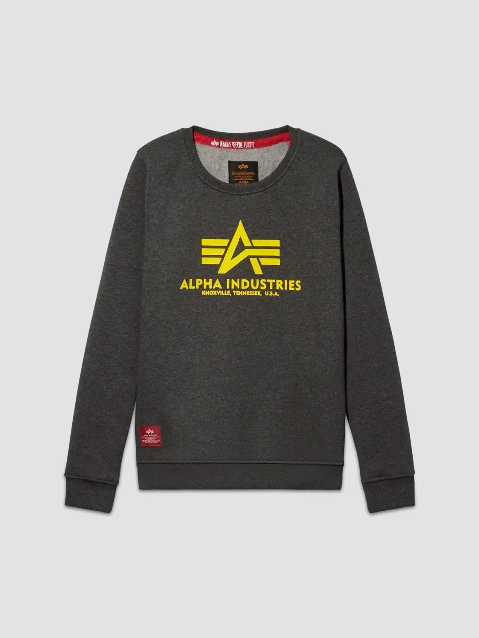 Alpha Industries Youth Basic hanorac copii gri inchis bumbac