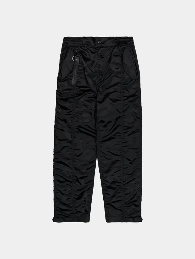 Alpha Industries MA-1 Nylon pantaloni negri relaxati
