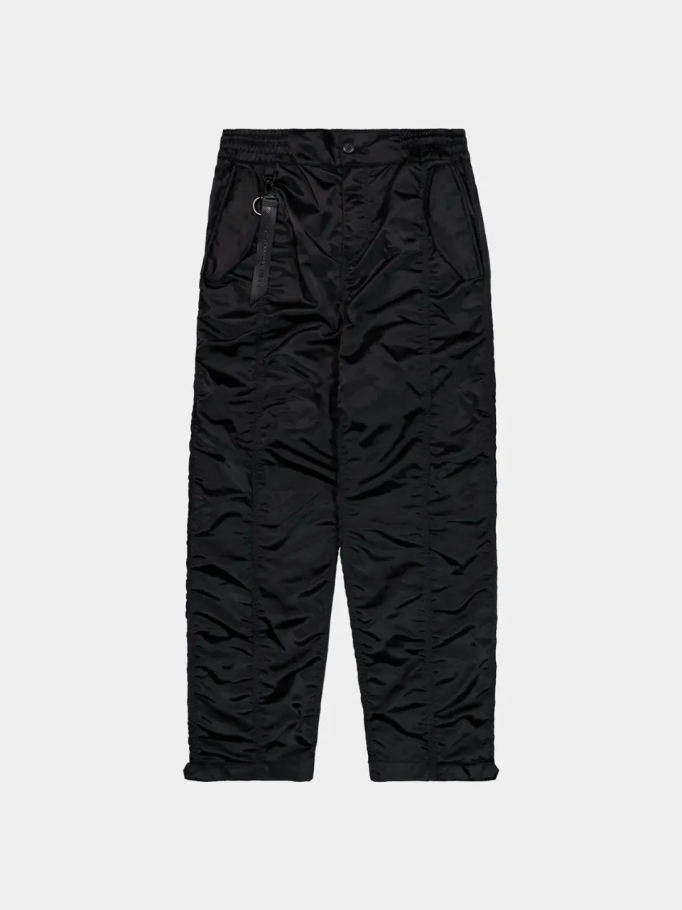 Alpha Industries MA-1 Nylon pantaloni negri relaxati