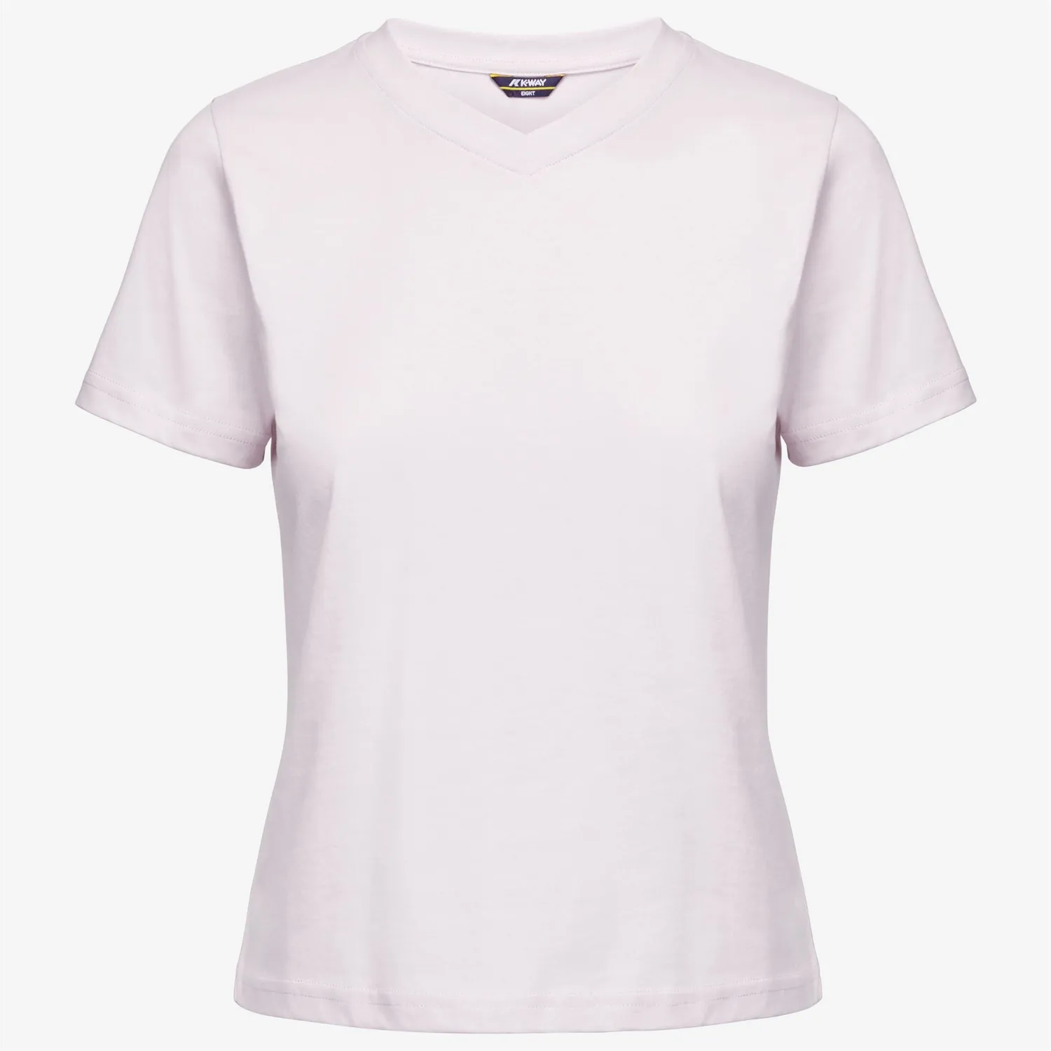 K-Way Amal tricou dama roz cu decolteu in V