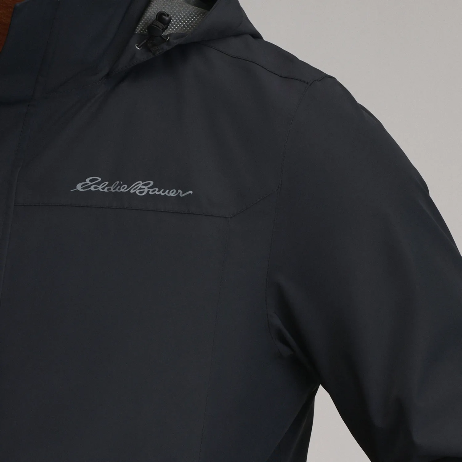 Eddie Bauer Rainfoil geacă ploaie neagră impermeabilă