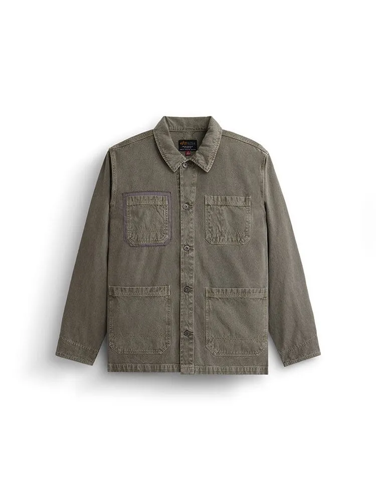 Alpha Industries CTN Chore palton bumbac verde