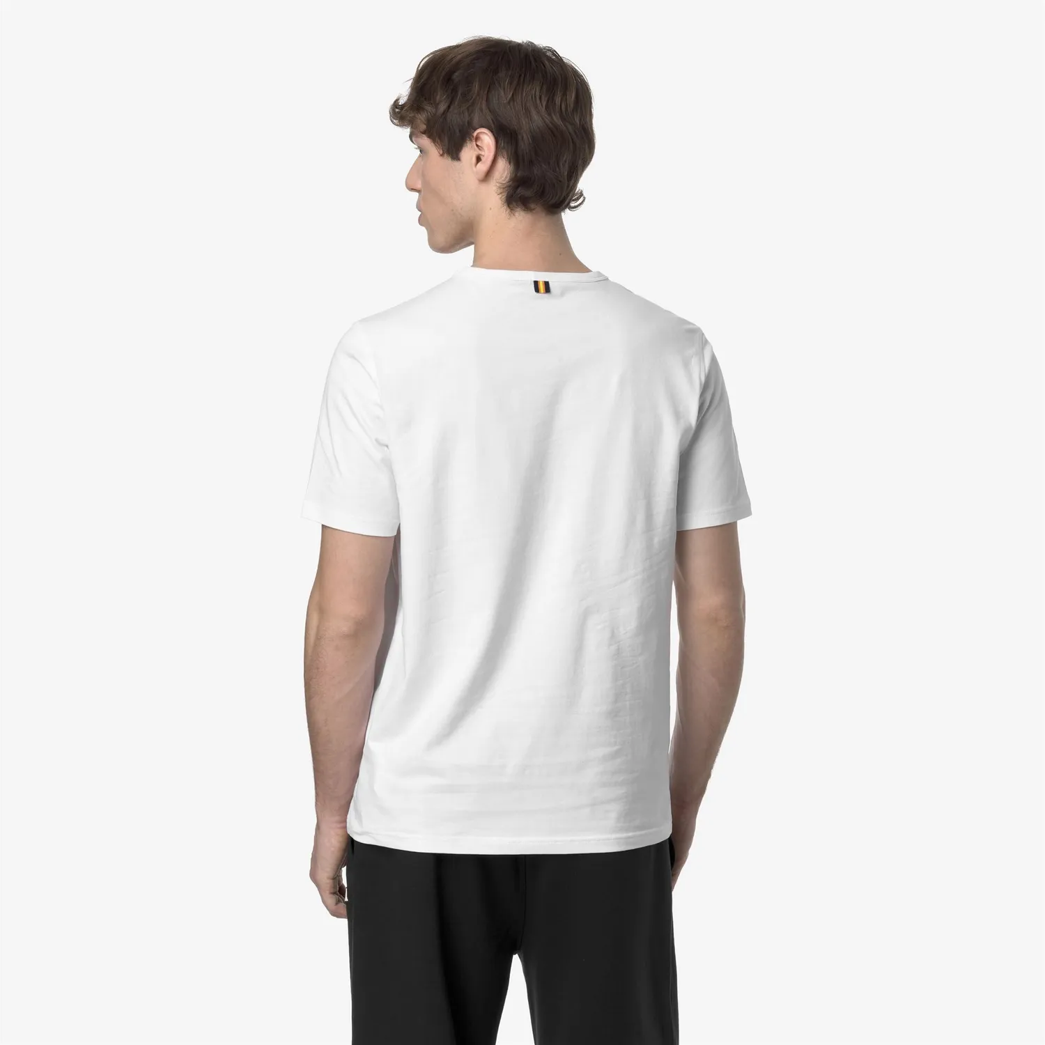 K-Way Adame Light Stretch Jersey tricou barbati alb stretch