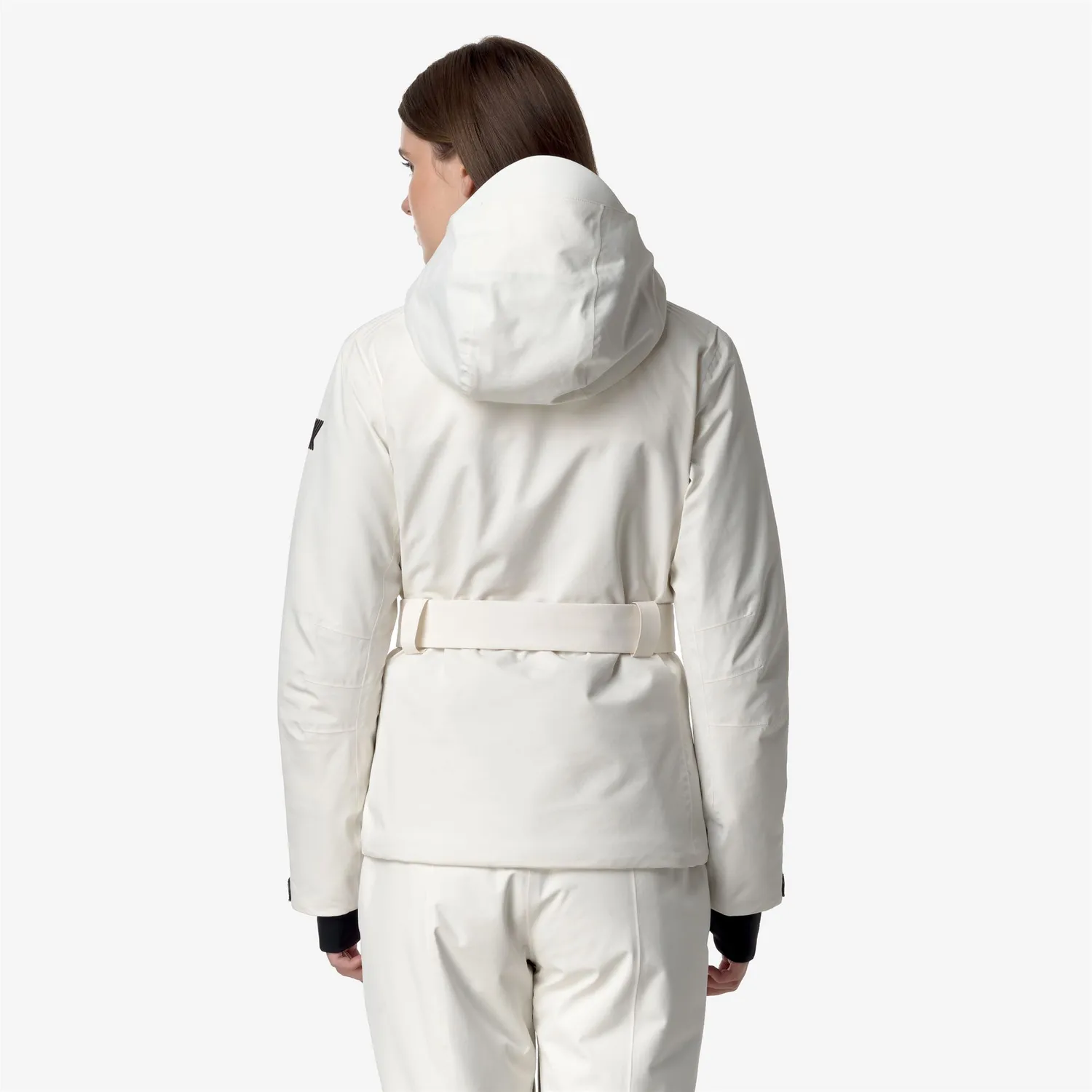 K-Way Chevril Microtwill 2L geaca dama alb ultra-calda