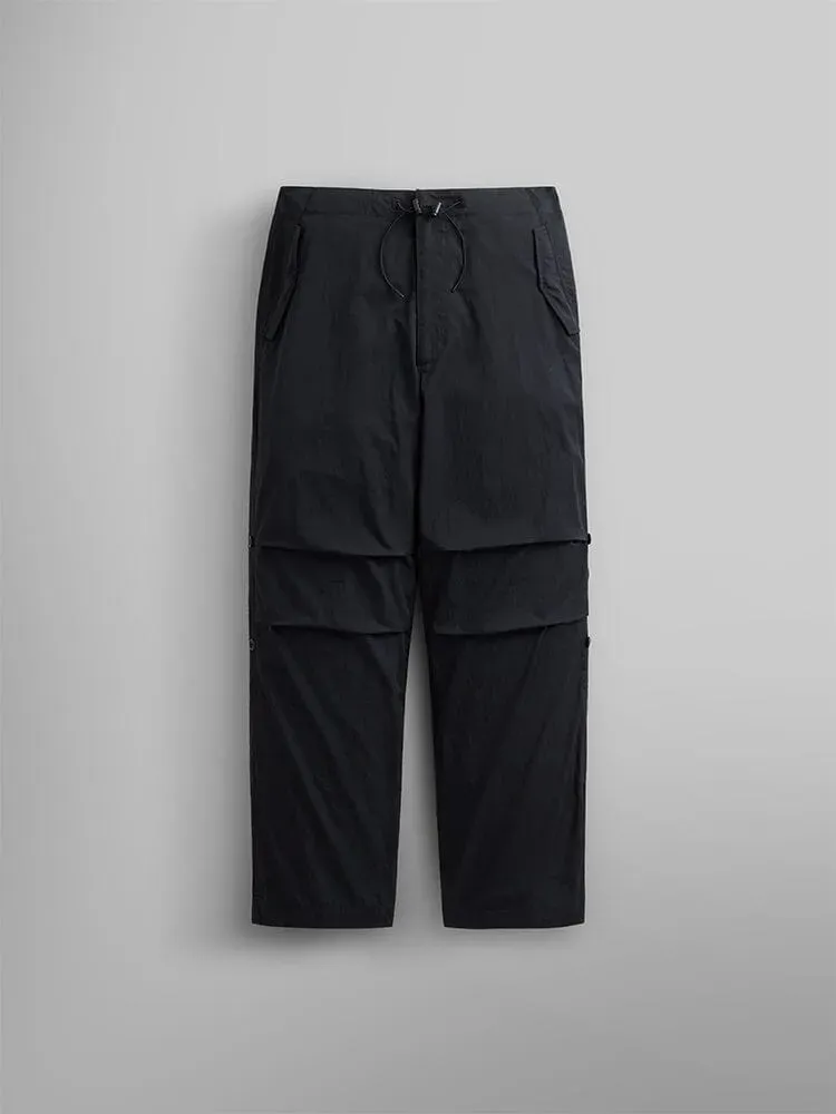 Alpha Industries Lightweight Parachute pantalon negru ripstop