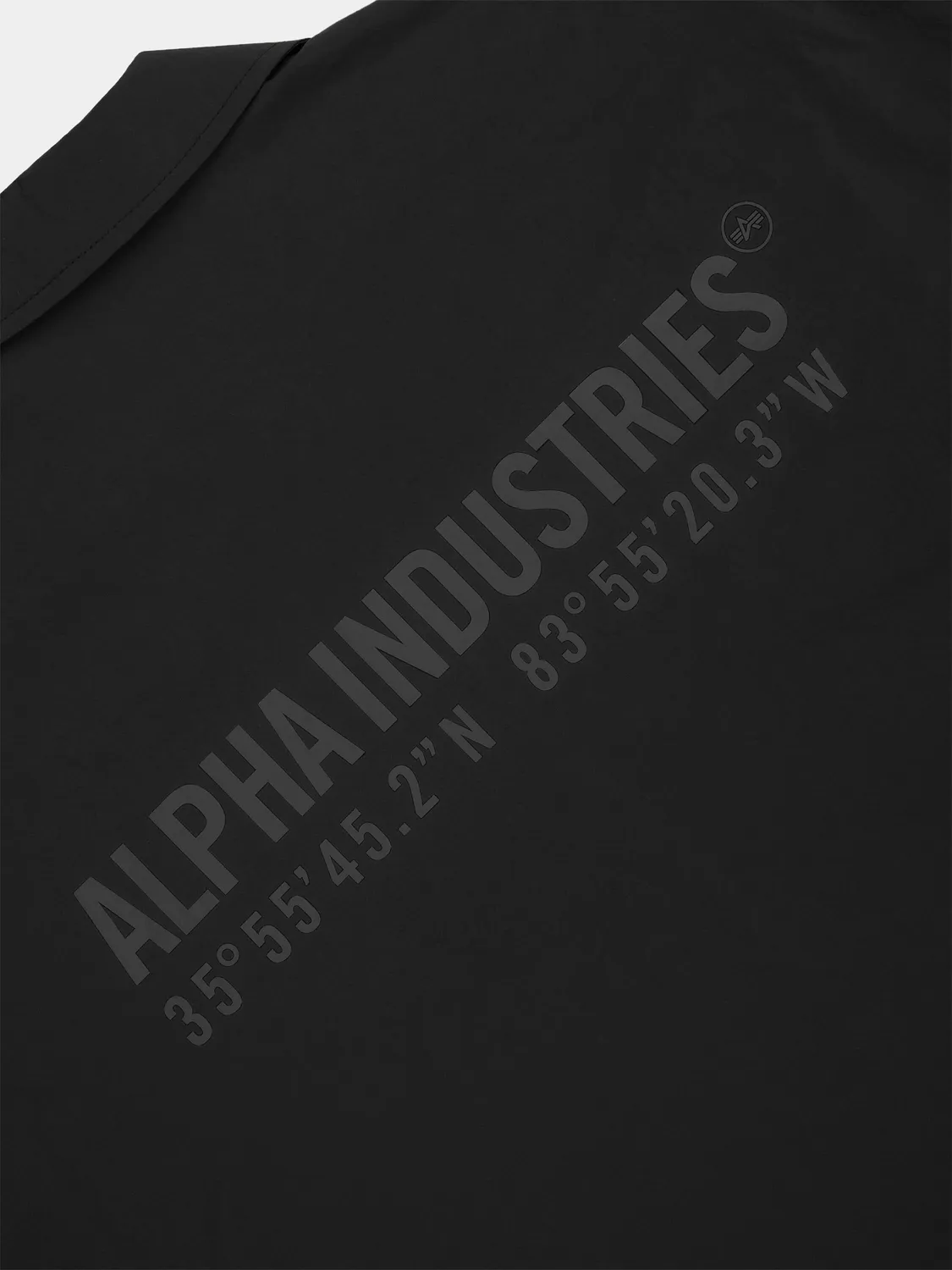 Alpha Industries Coaches geaca neagra usoara impermeabila