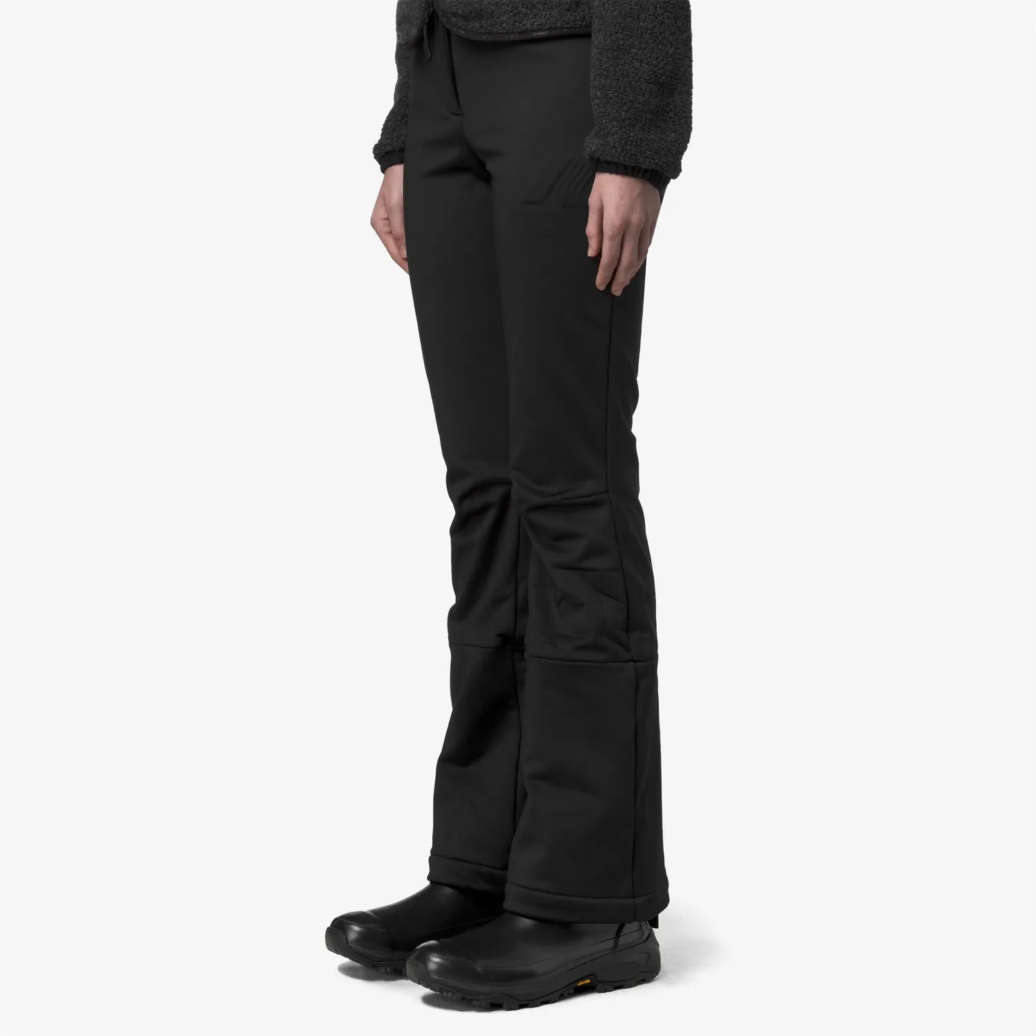 K-Way Escreins Softshell pantaloni ski negri dama