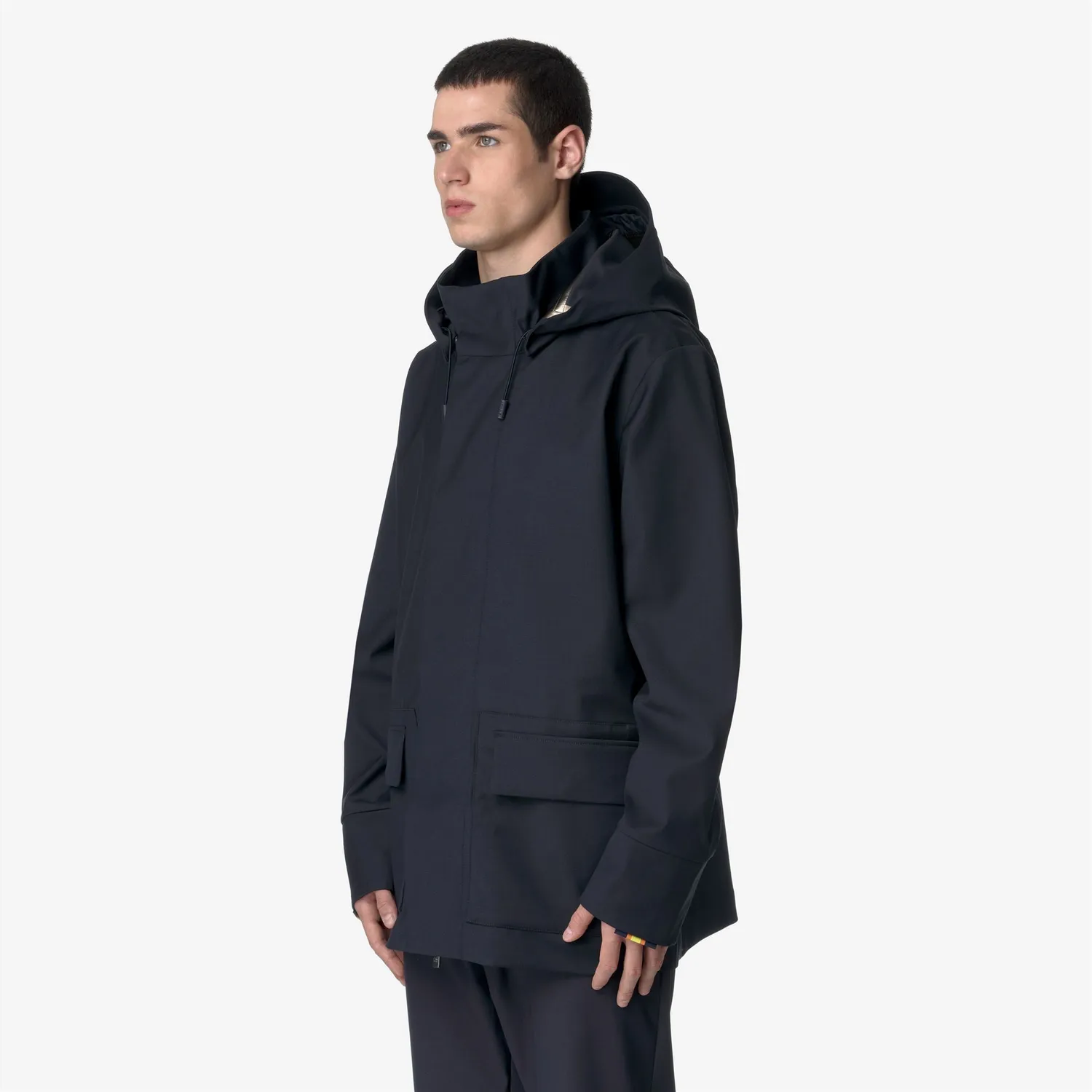 K-Way Erhal Tech Wool geaca barbati albastra impermeabila