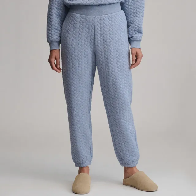 Eddie Bauer Quilted Pants pantaloni dama matlasati gri