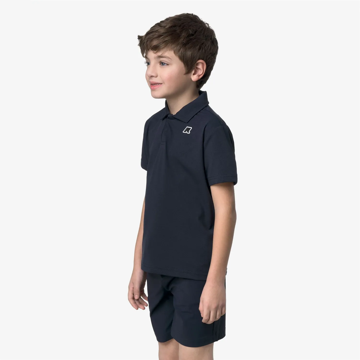K-Way Decouvrir Travel polo copii Blue Depth cu protectie UV