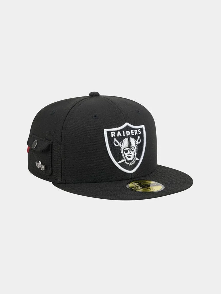 Alpha Industries Las Vegas Raiders 59Fifty sapca neagra bumbac