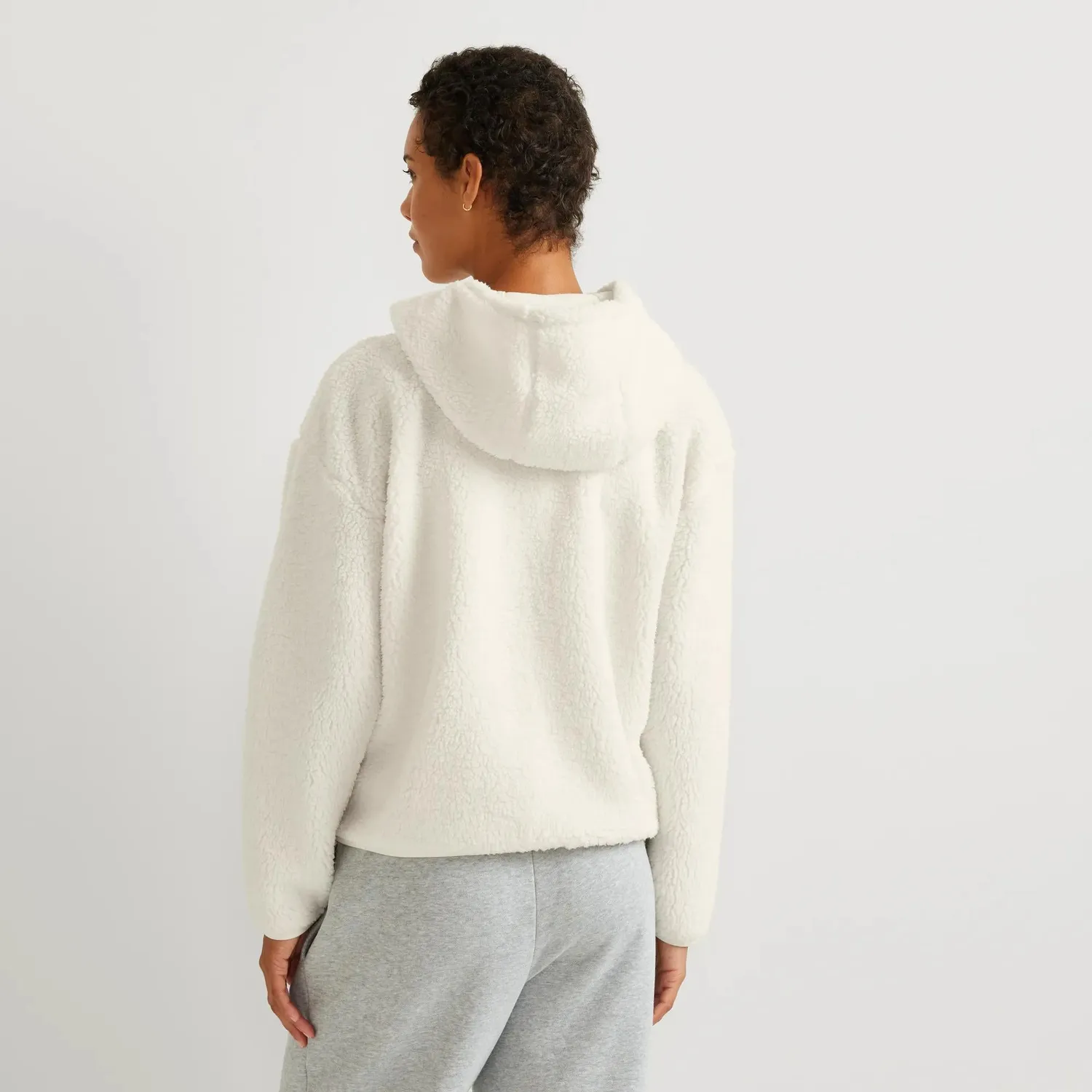 Eddie Bauer Chill Out Fleece Hoodie hanorac Berry călduros