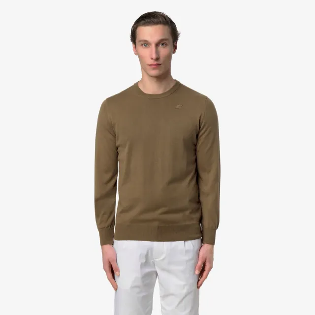 K-Way Sebastien Cotton pulover maro Brown Corda