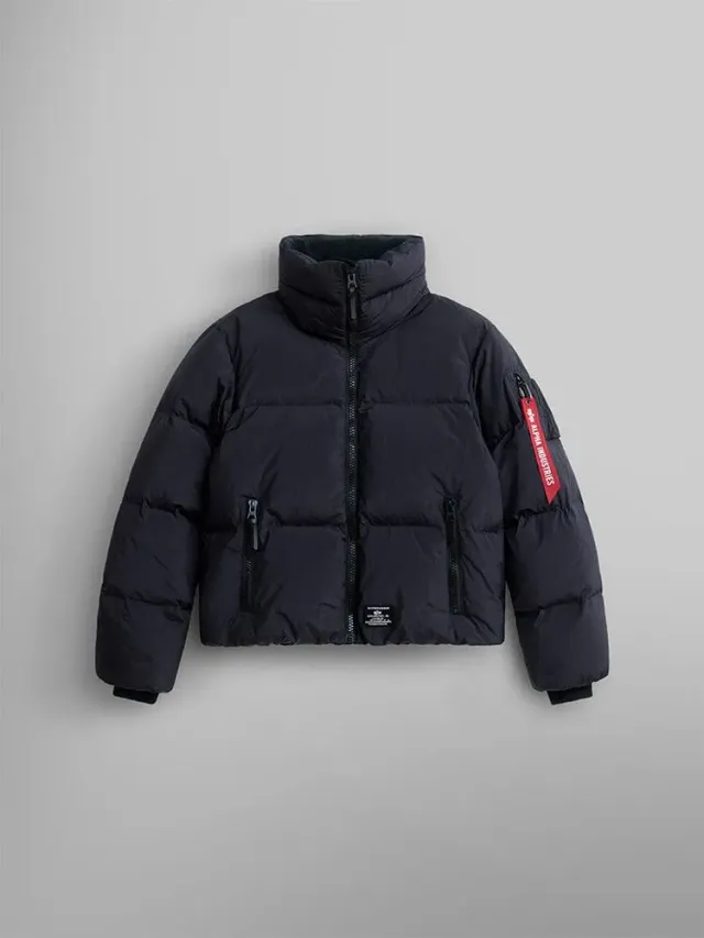 Alpha Industries Sierra Short parka dama neagra puf