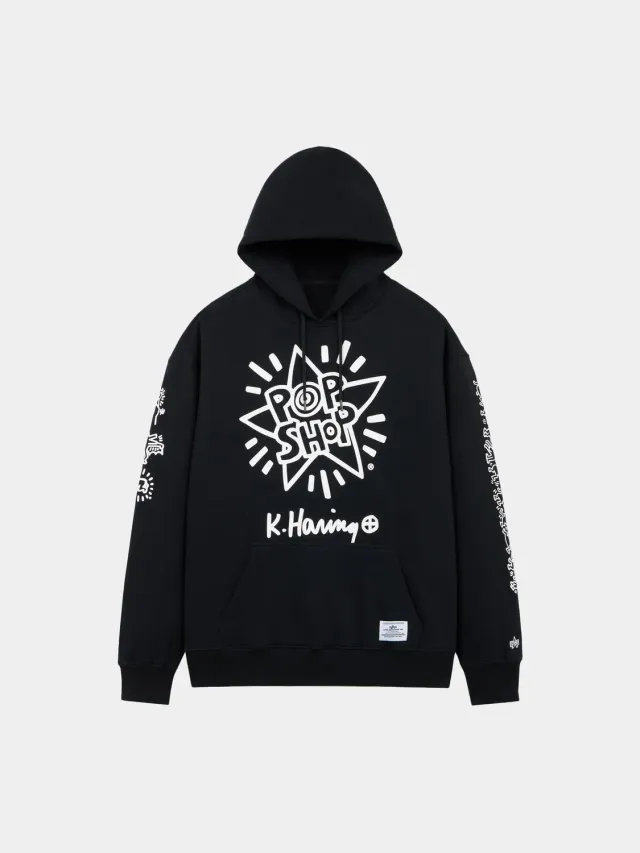 Keith Haring x Alpha New York hanorac grafic black