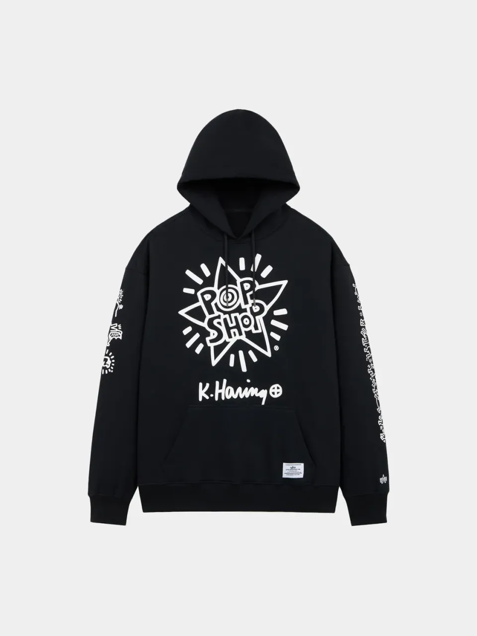 Keith Haring x Alpha New York hanorac grafic black