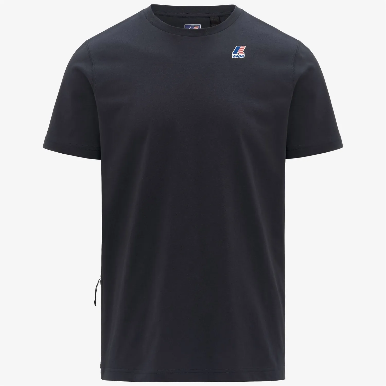 K-Way Leonide tricou unisex albastru bumbac pliabil