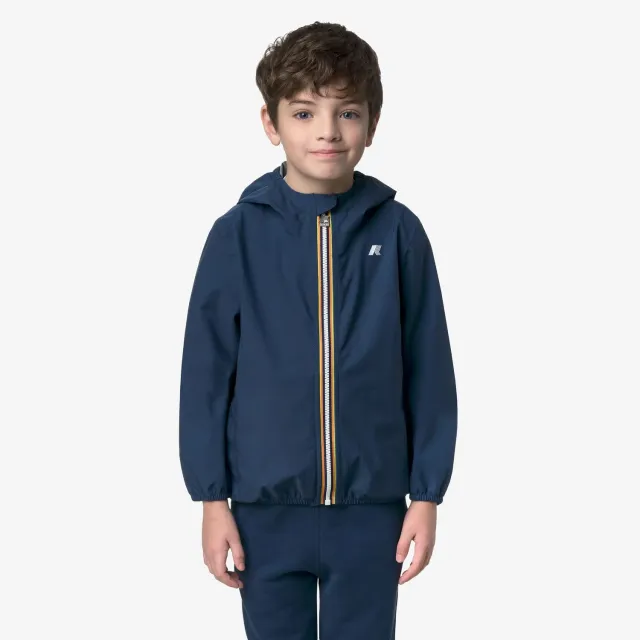 K-Way Jack Stretch Dot geaca copii albastru impermeabila